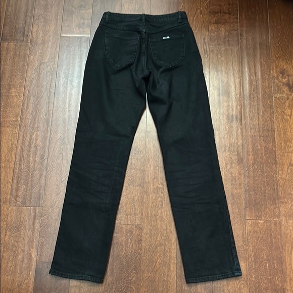 Rolla’s Women’s Black Jeans, Classic Straight High Rise Regular Fit, Size 25 - Picture 7 of 11